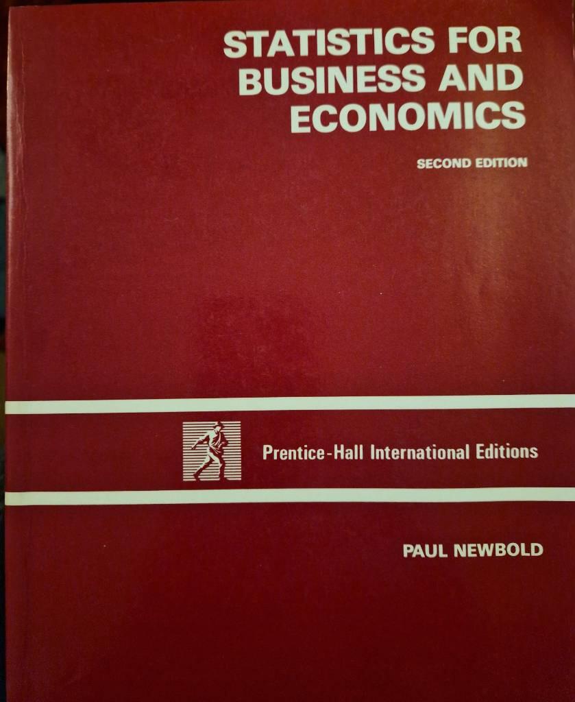 Statistics for business and economics