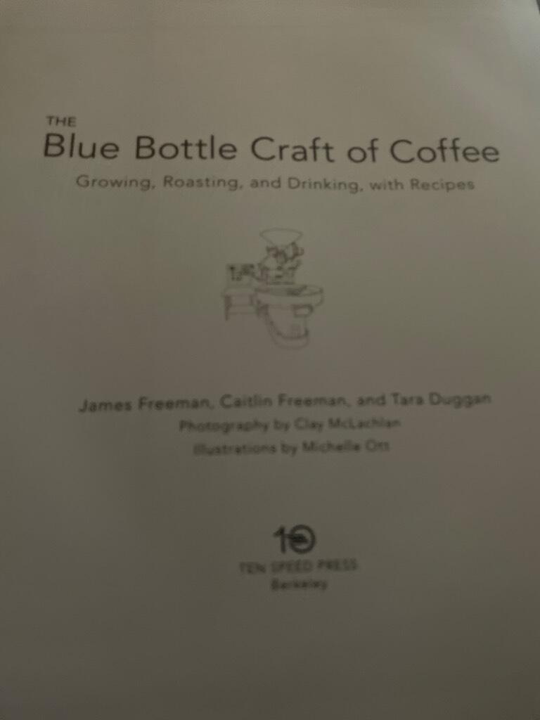 Blue bottle craft of coffee