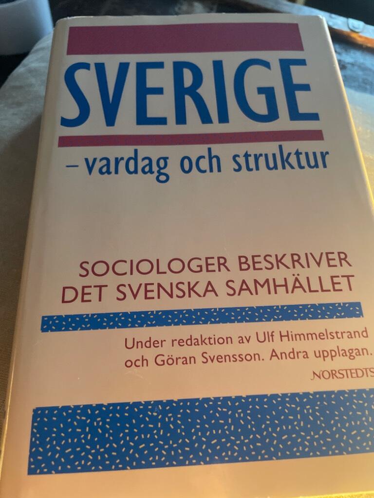 Sverige - vardag och struktur - sociologer beskriver det svenska samh&auml;llet