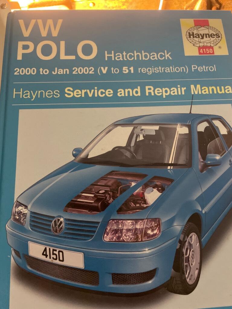 VW Polo service and repair manual - models covered: Polo Hatchback, including special/limited editions 1.0 litre (999 cc) & 1.4 litre (1390 cc) petrol : [2000 to Jan 2002 (V to 51 registration) petrol]