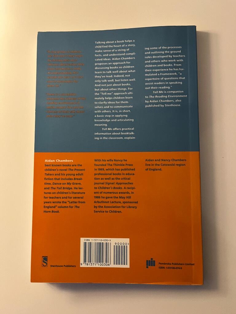 Tell me : children, reading, and talk