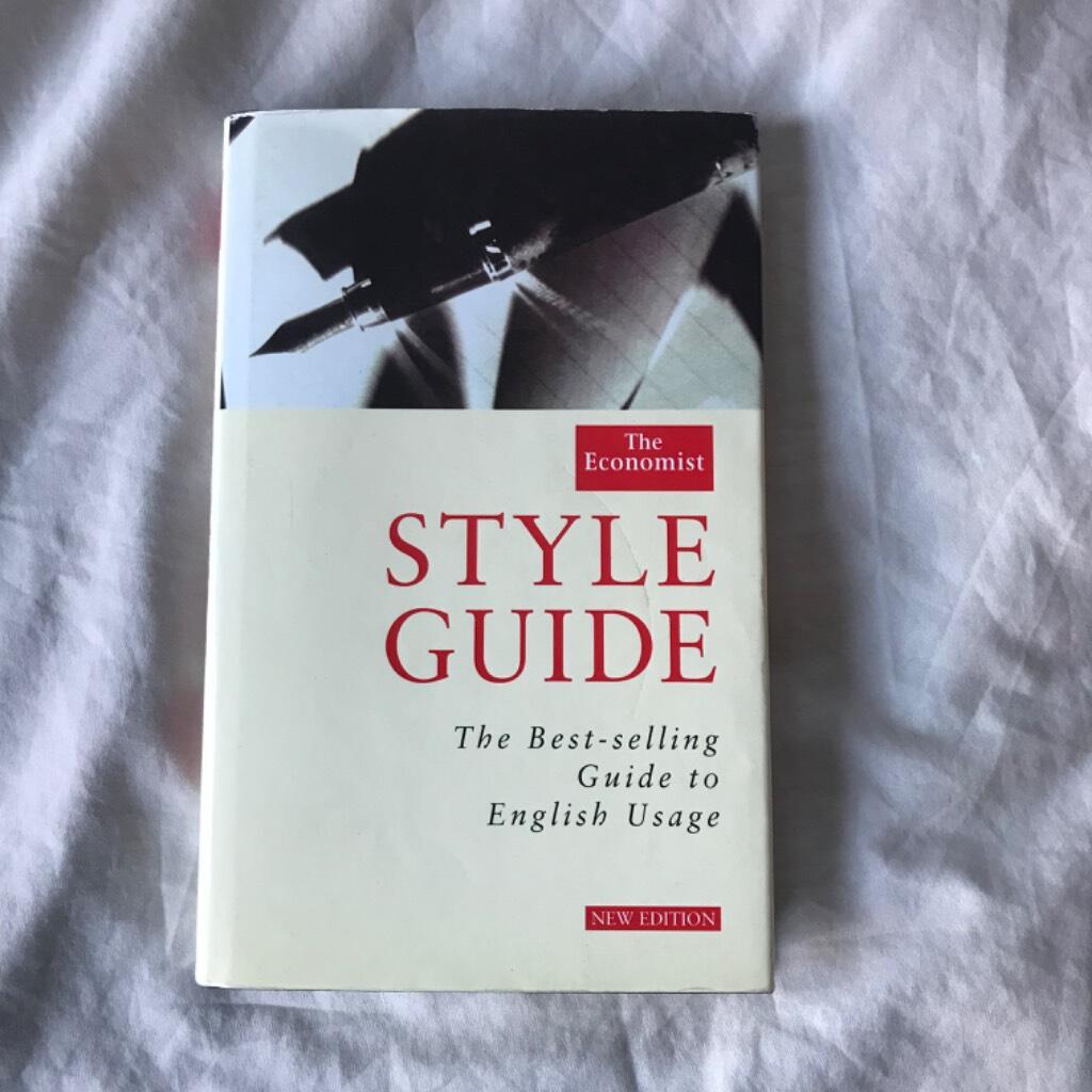 The Economist style guide