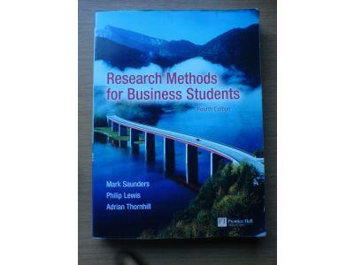 Research methods for business students