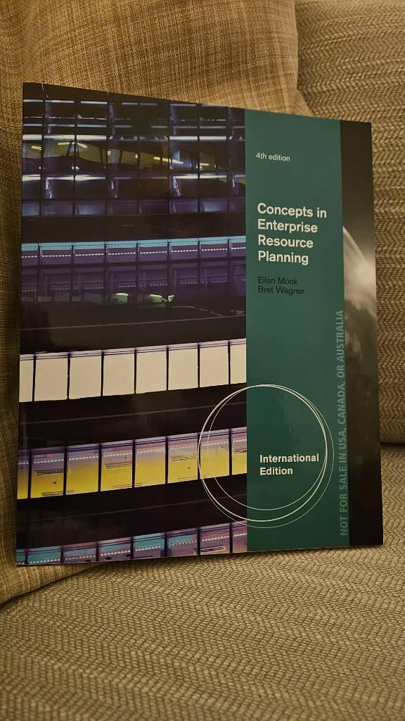 Concepts in enterprise resource planning