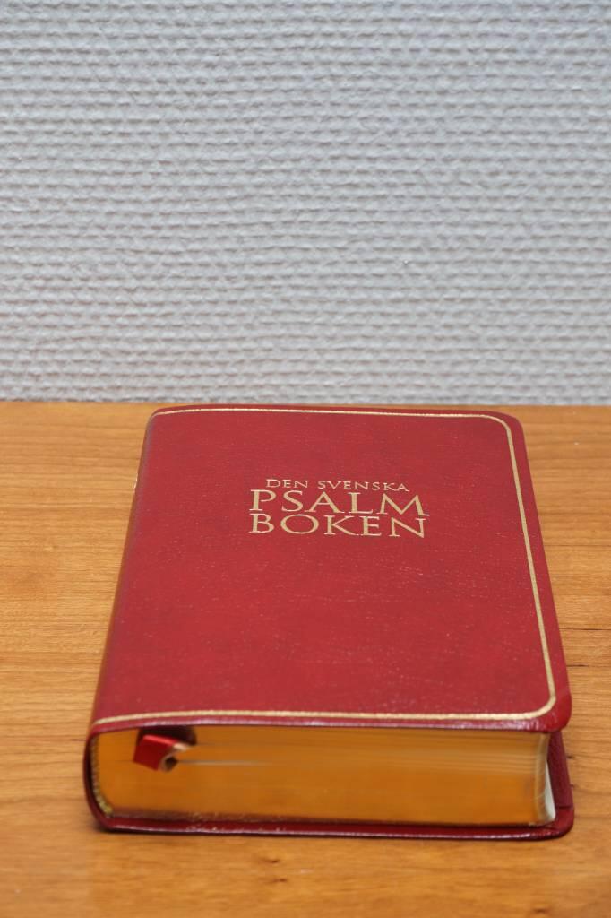 Den svenska psalmboken - konstskinn, liten röd