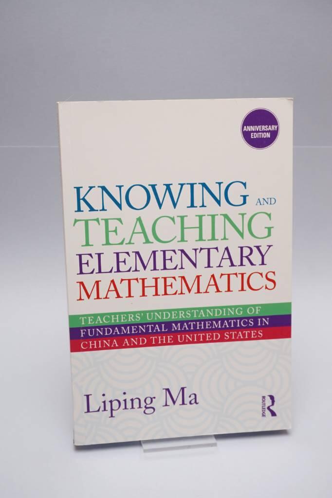 Knowing and teaching elementary mathematics - teachers' understanding of fundamental mathematics in China and the United States
