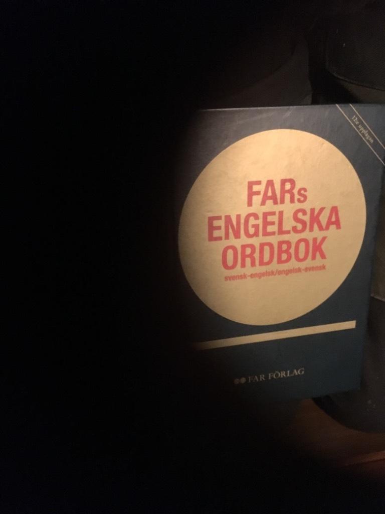 FARs engelska ordbok : svensk/engelsk, engelsk/svensk