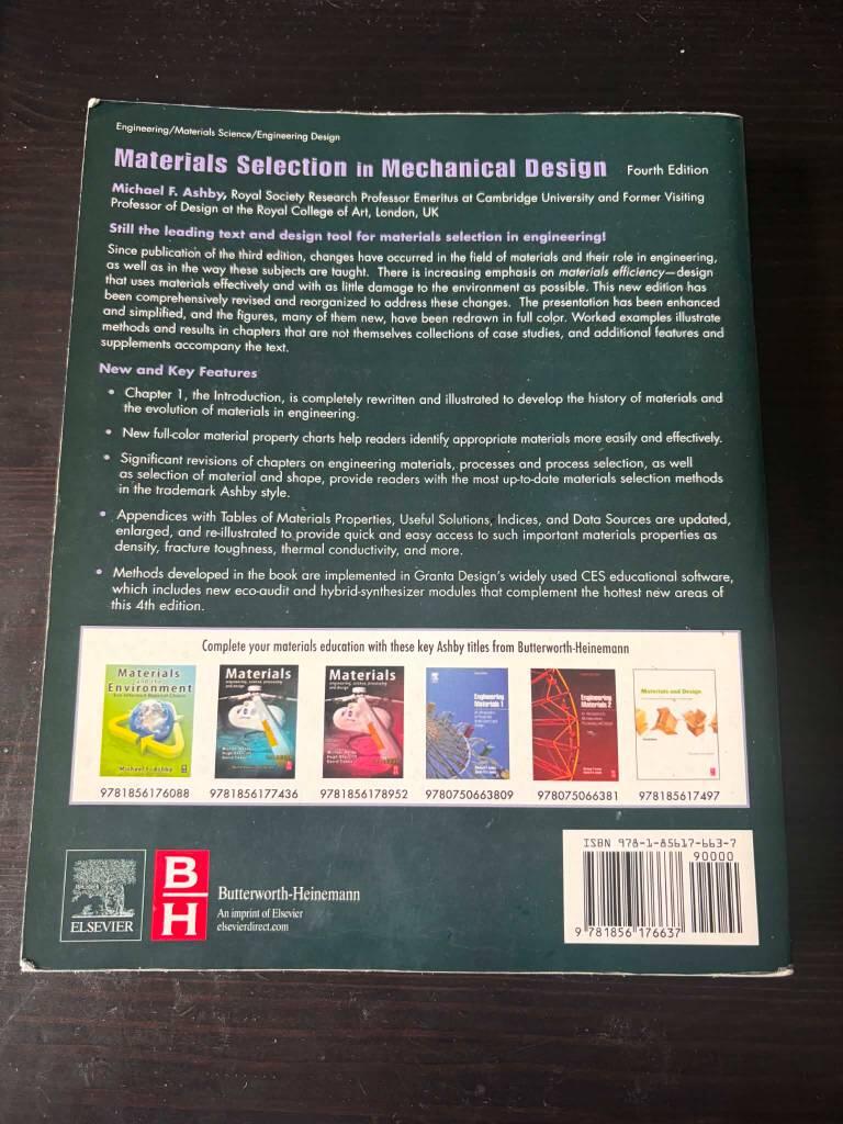 Materials selection in mechanical design [Elektronisk resurs]