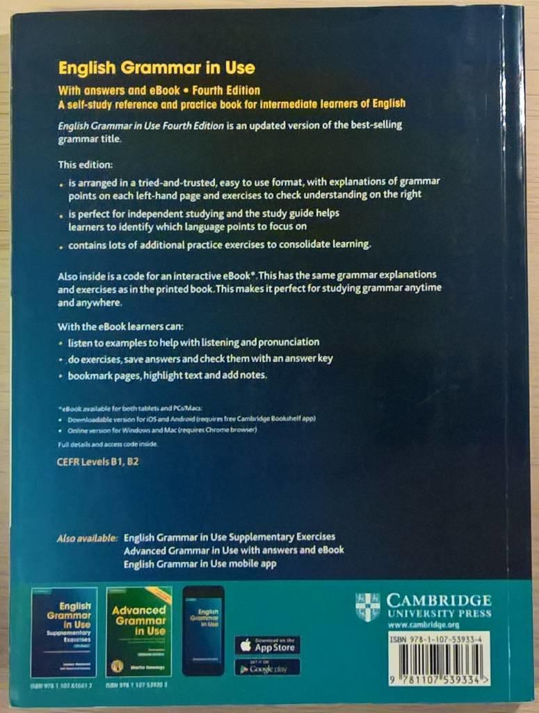 English grammar in use - a self-study reference and practice book for intermediate learners of English