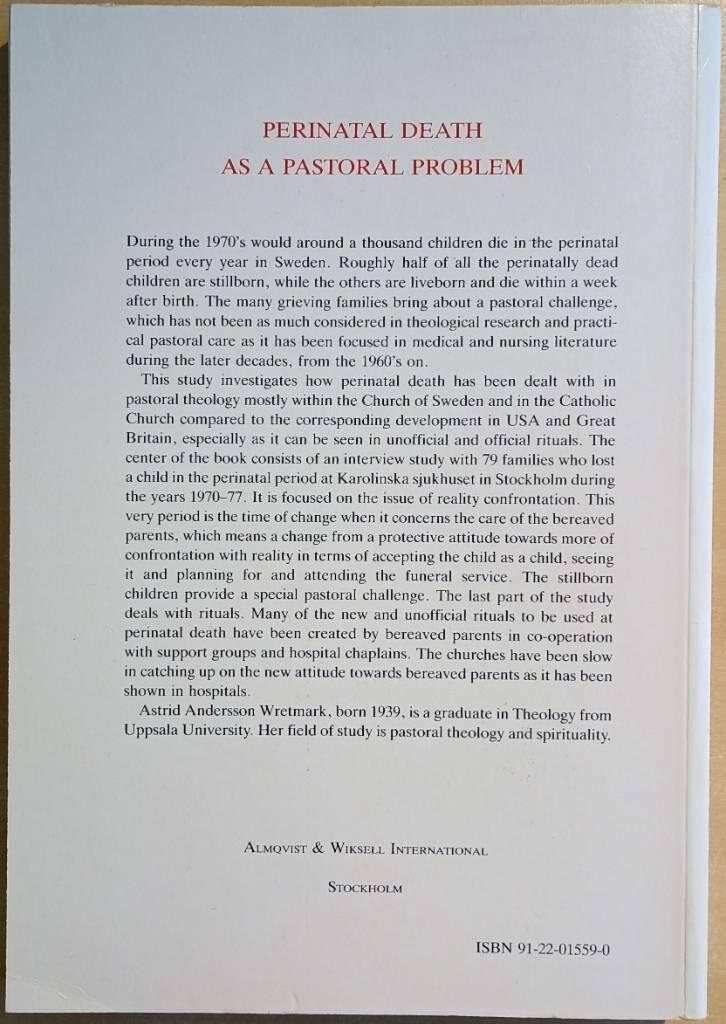 Perinatal death as a pastoral problem
