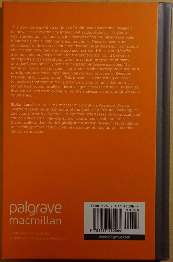School choice, ethnic divisions, and symbolic boundaries