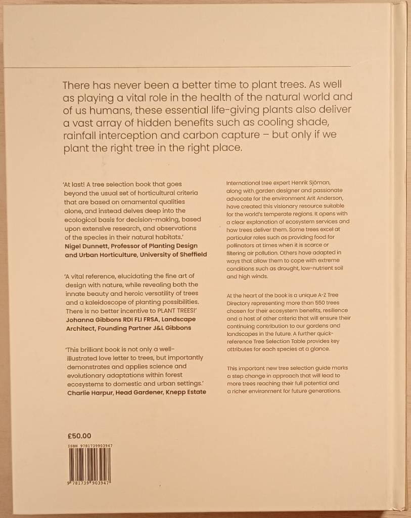 The essential tree selection guide - for climate resilience, carbon storage, species diversity and other ecosystem benefits