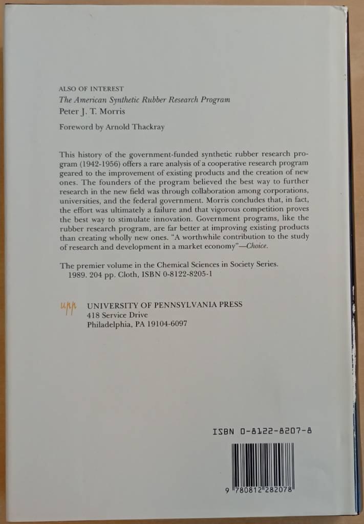 A history of the international chemical industry