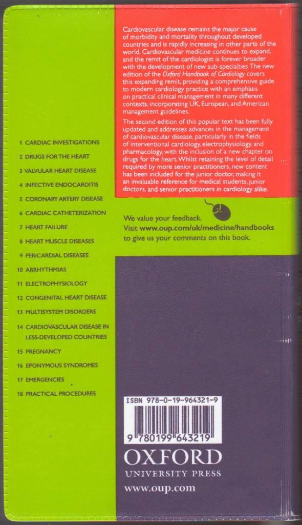 Oxford handbook of cardiology
