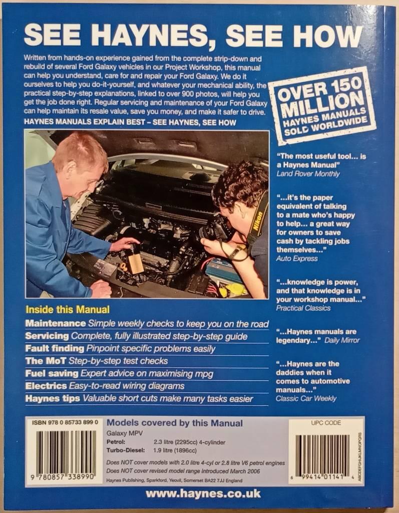 Ford Galaxy Service and Repair Manual