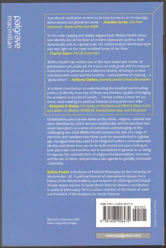 A new politics of identity : political principles for an interdependent world