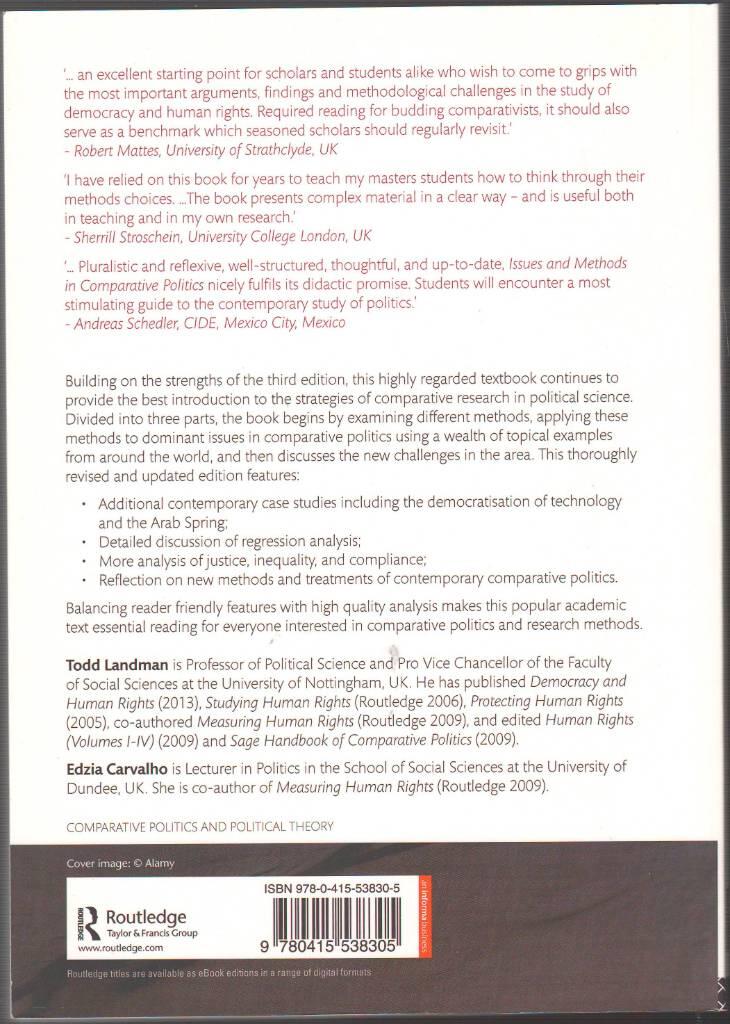 Issues and methods in comparative politics : an introduction