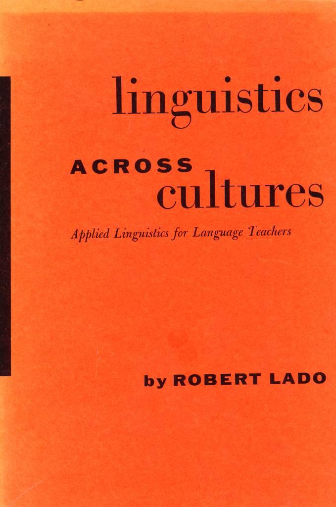 Linguistics across cultures - applied linguistics for language teachers