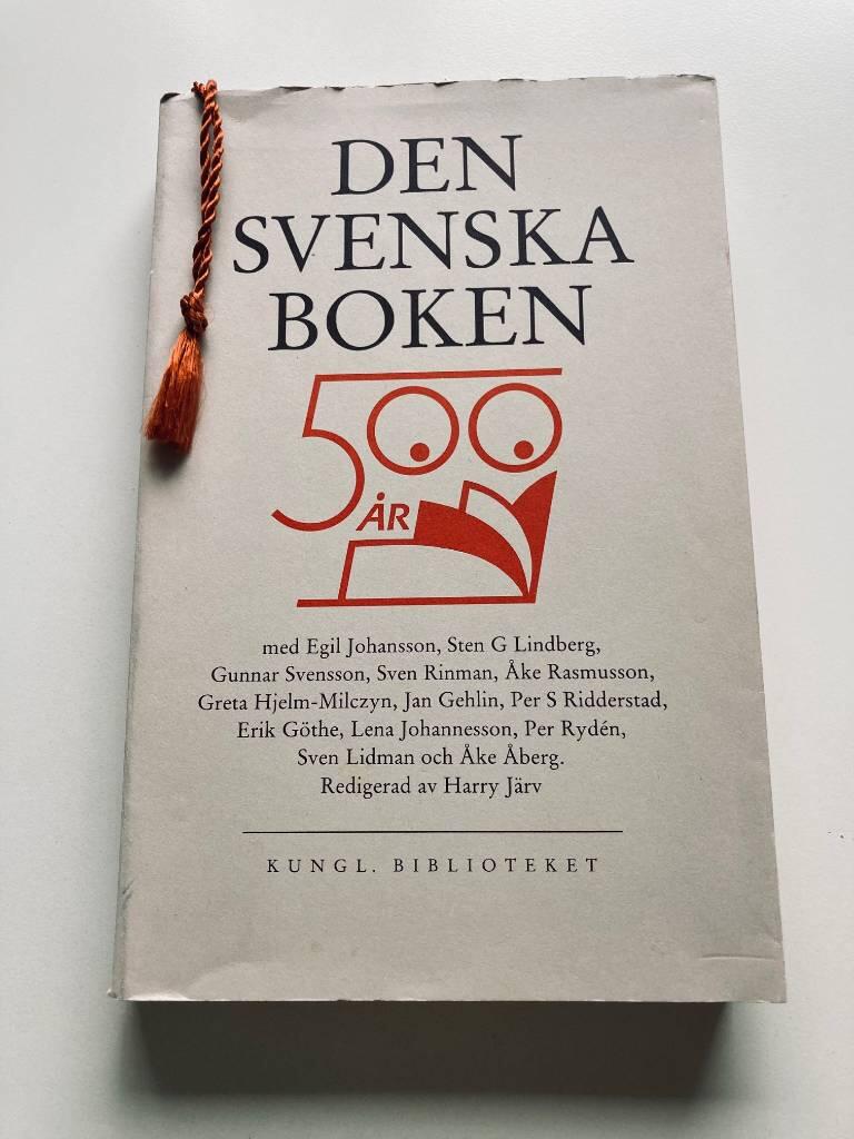 Den svenska boken 500 &aring;r