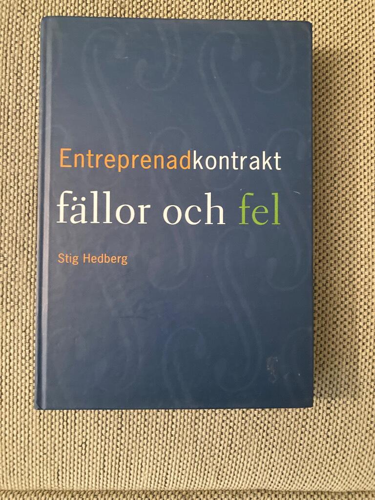 Entreprenadkontrakt : f&auml;llor och fel