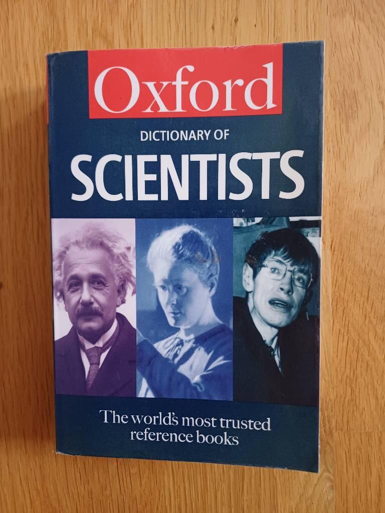 A dictionary of scientists