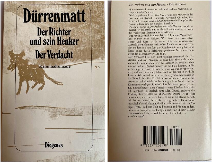 Der Richter und sein Henker - Der Verdacht : die zwei Kriminalromane um Kommiss&auml;r B&auml;rlach