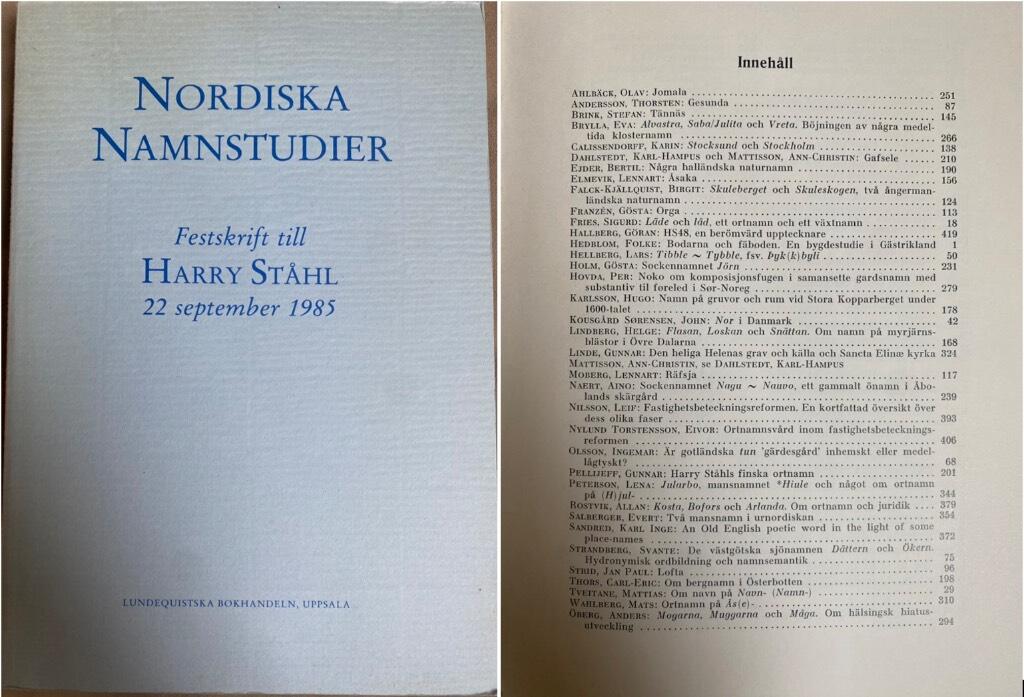 Nordiska namnstudier