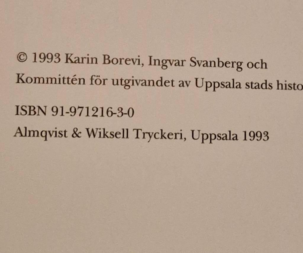 Uppsala stads historia