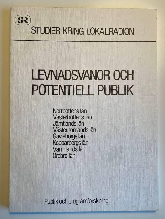Levnadsvanor och potentiell publik