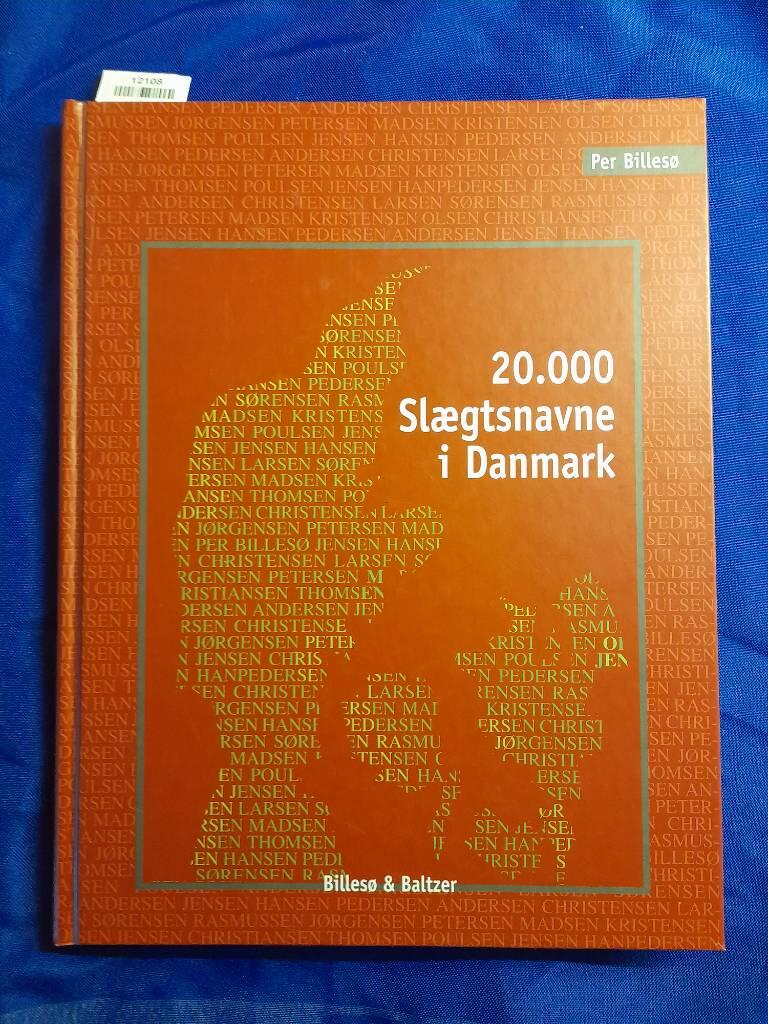 20.000 sl&aelig;gtsnavne i Danmark