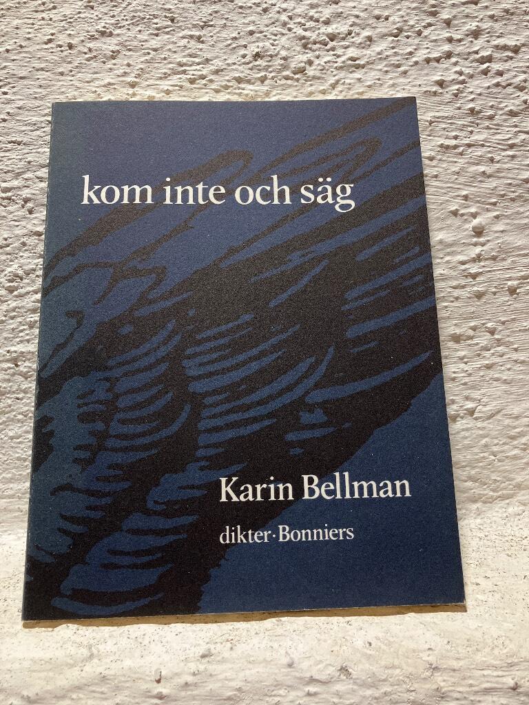 Kom inte och s&auml;g : dikter