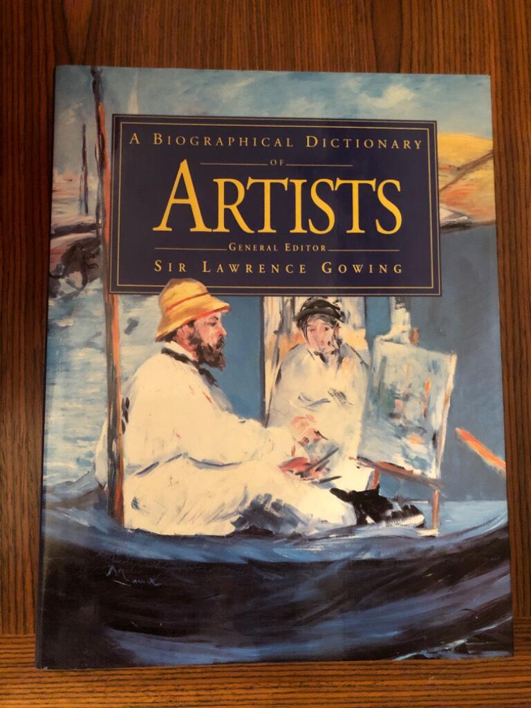 A biographical dictionary of artists