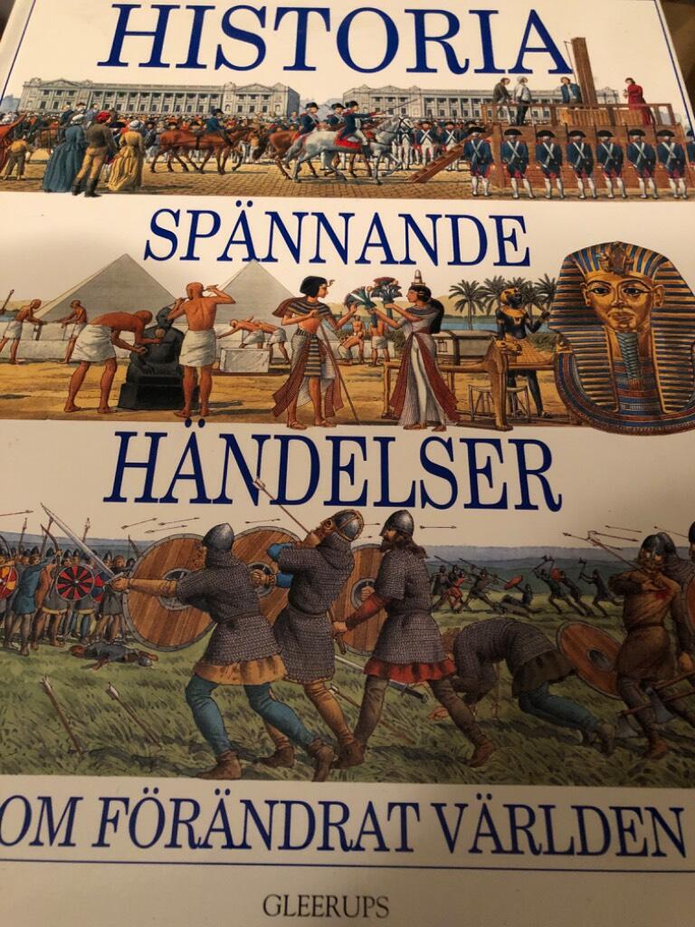 Historia : sp&auml;nnande h&auml;ndelser