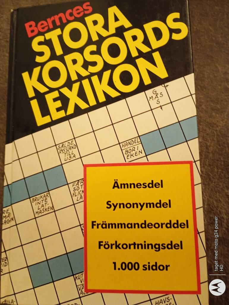 Bernces stora korsordslexikon