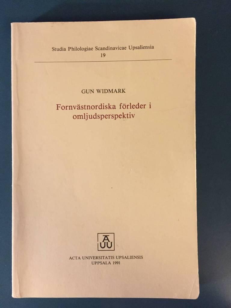 Fornv&auml;stnordiska f&ouml;rleder i omljudsperspektiv - First elements of compounds in Old West Scandinavian, from the viewpoint of mutation