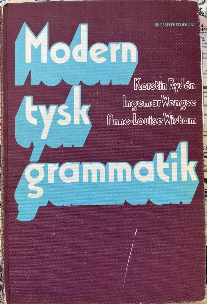 Modern tysk grammatik