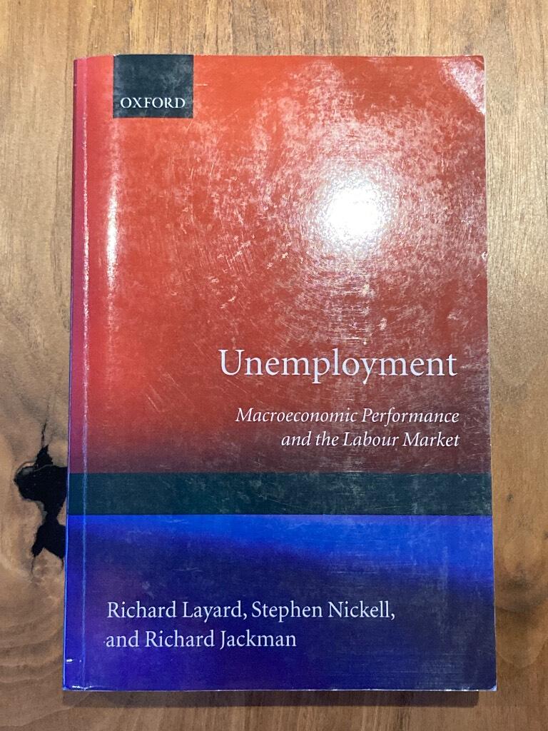 Unemployment : macroeconomic performance and the labour market
