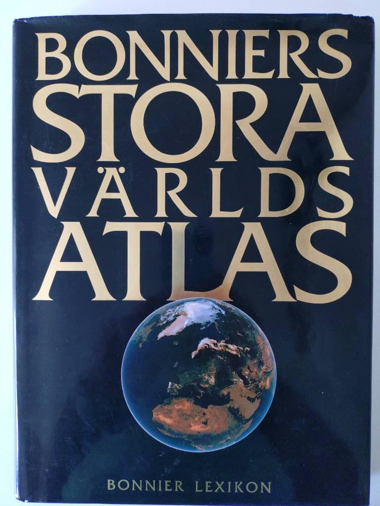 Bonniers stora världsatlas [Kartografiskt material]