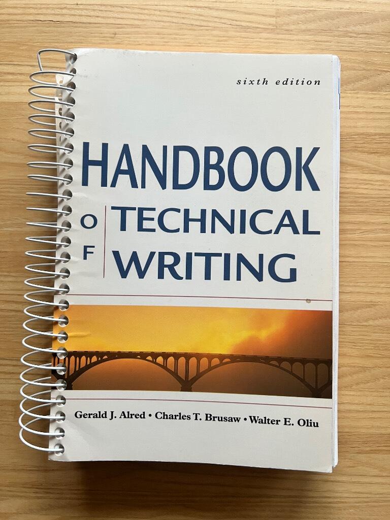 Handbook of technical writing