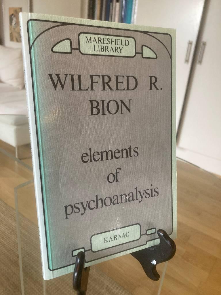 Elements of psychoanalysis