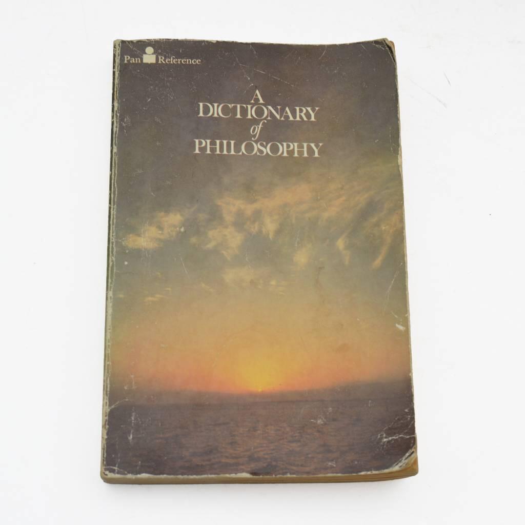 A dictionary of philosophy