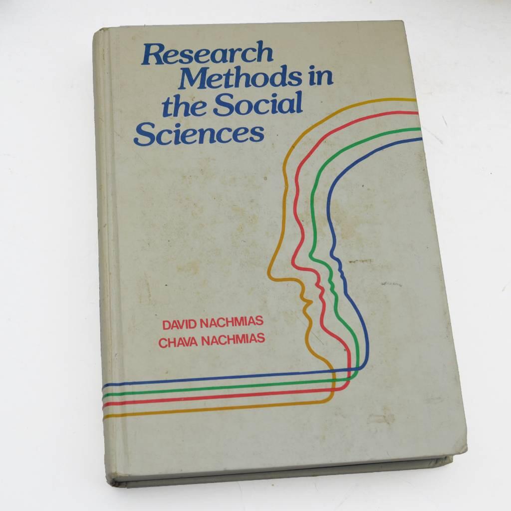 Research methods in the social sciences