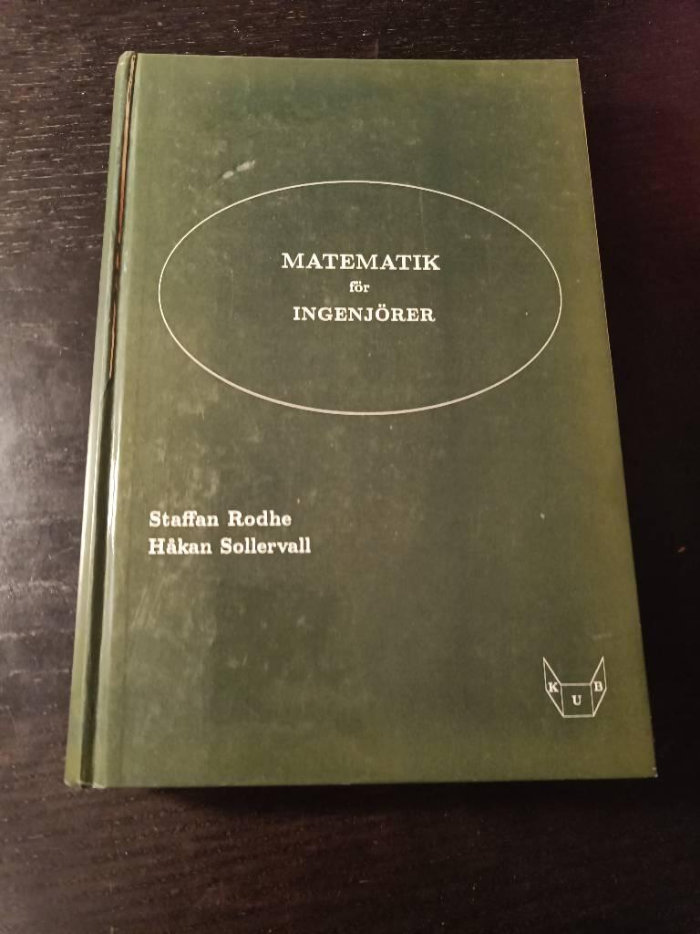 Matematik f&ouml;r ingenj&ouml;rer