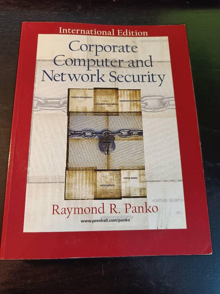 Corporate Computer and Network Security