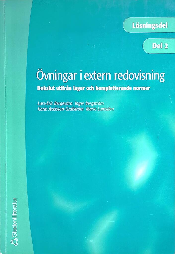 &Ouml;vningar i extern redovisning