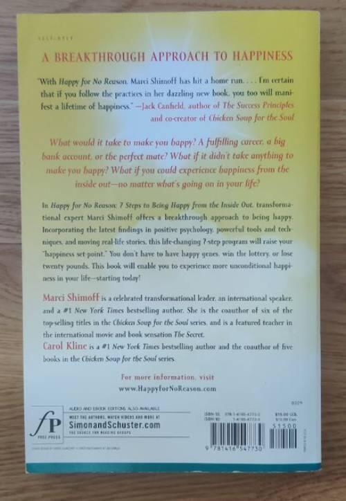 Happy for no reason - 7 steps to being happy from the inside out