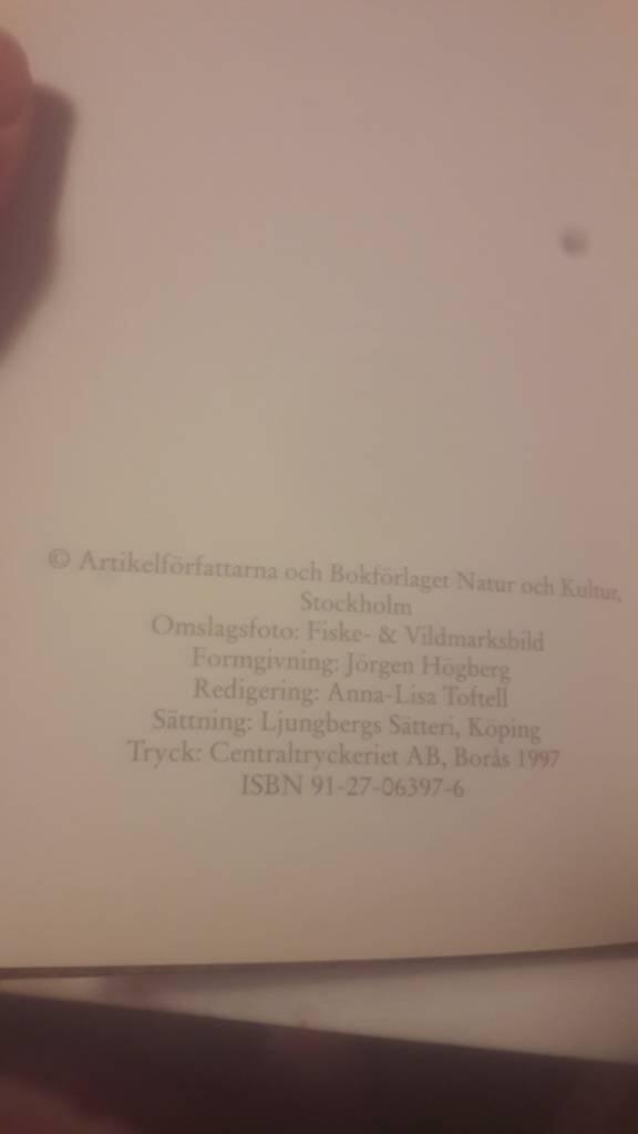Olsson, J/J&auml;garens &aring;rsbok 1998