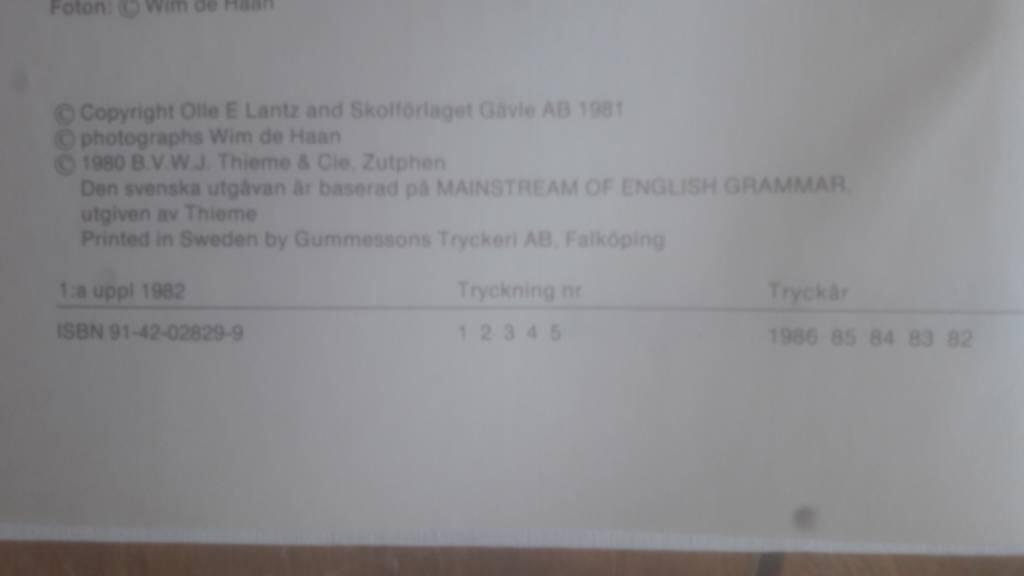 Mainstream of English grammar