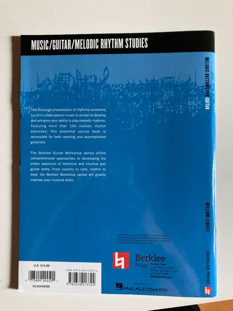 Melodic rhythms for guitar