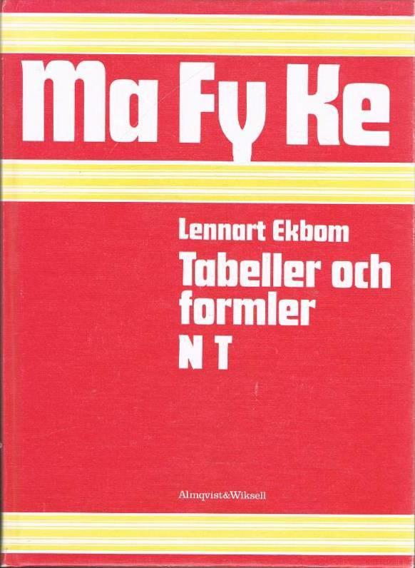 Tabeller och formler
